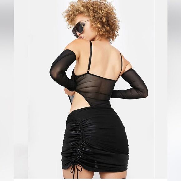 Poster Grl Sub Zero Ruched Mini Skirt - Picture 5 of 8